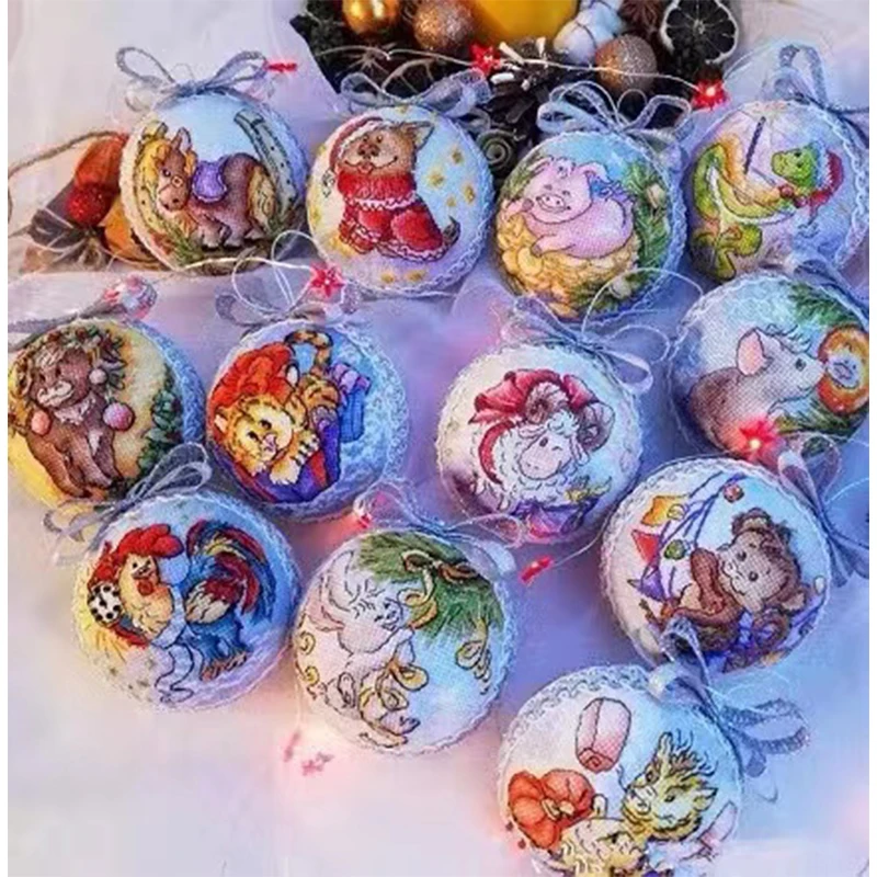 Shengxia Home Fun Cross Stitch Kit Package Greeting Needlework Counted Kits Joy Sunday Kits Embroidery Stich Diy Craft