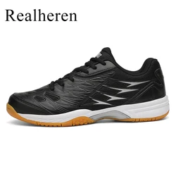 Men Anti-Skid Badminton Shoes Table Tennis Shoes Volleyball Shoes Sport Sneakers Plus Big Size 47 48