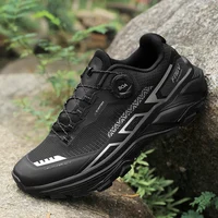 Mens Running Shoes 2025 New Breathe Mesh Outdoor Off Road Hiking Shoes Cushioning Flat Soft Mesh Walking Shoes for Man 2