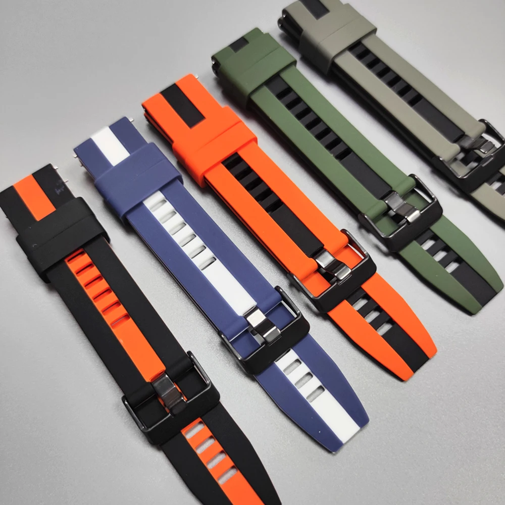 Premium Silicone Watch Strap - Universal 20/22mm Replacement Watchband