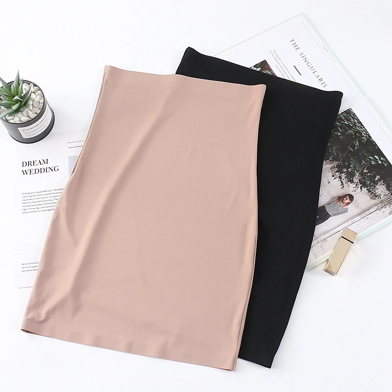 Women Half Slips for Under Dresses High Waist Underskirt Seamless Skirt Tummy Control Body Shaper Butt Lifter Slimming Underwear
