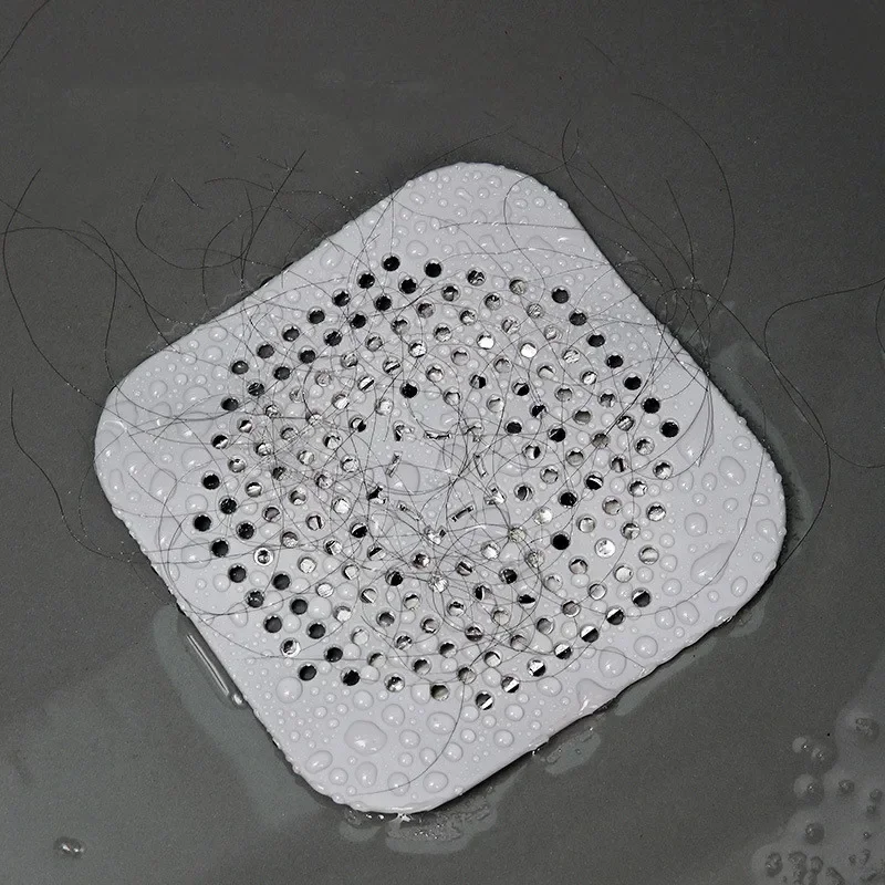 1PCS Drain Hair Catcher Filter Sink Anti-blocking Strainer Bathtub Shower Floor Silicone Stopper Cover Kitchen Bathroom Accessor 4