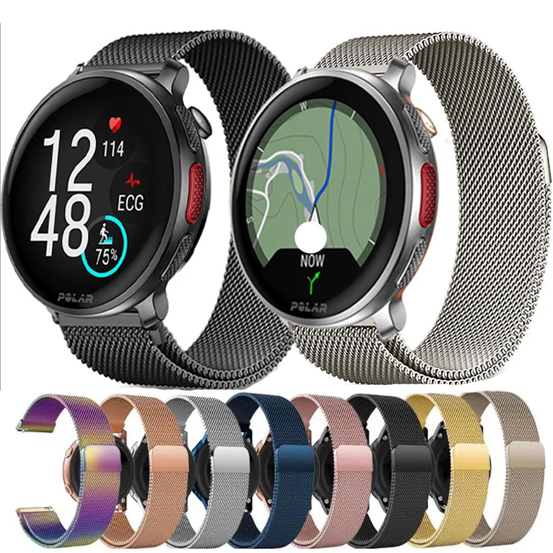 Milanese Loop Strap - Premium Metal Band, 20mm/22mm