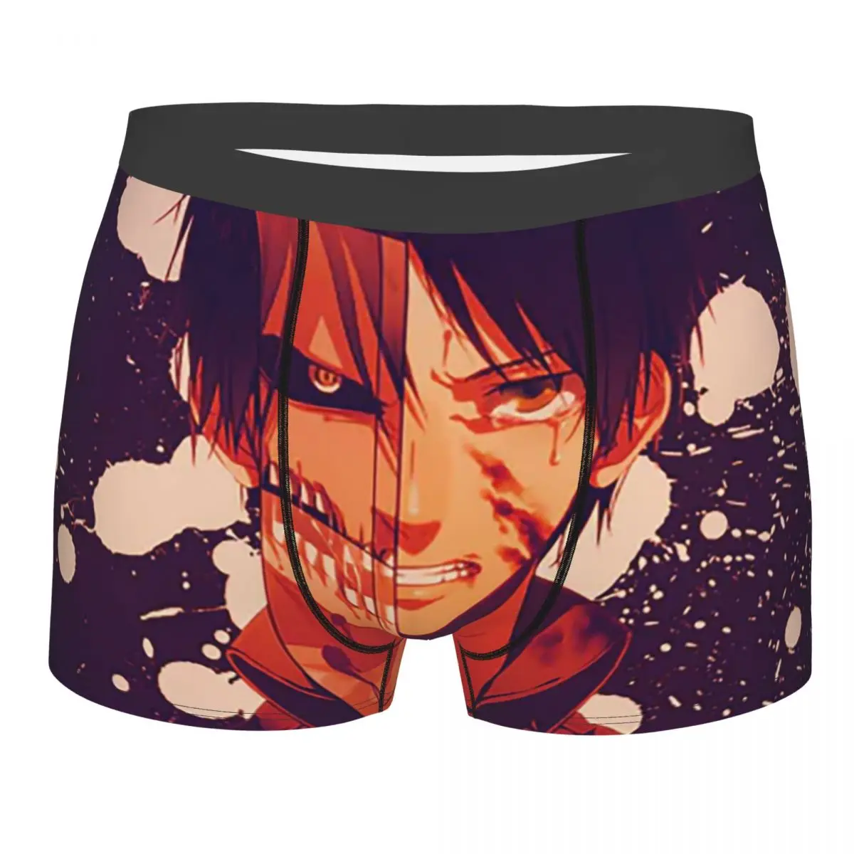 

Men's Attack On Titan Underwear Cartoon Funny Boxer Shorts Panties Male Soft Underpants S-XXL