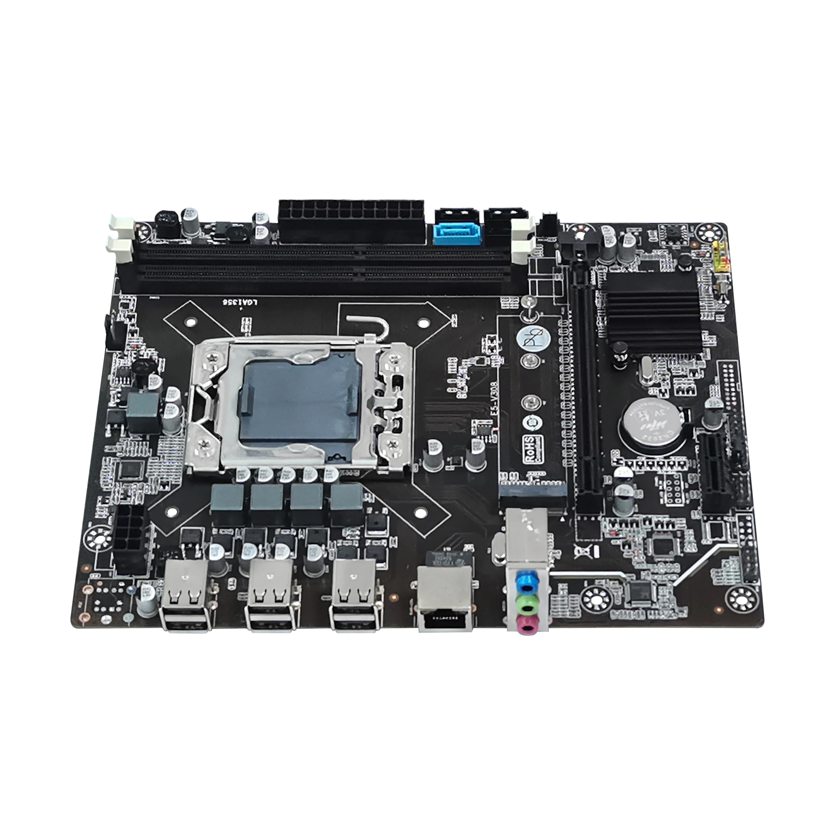 Atermiter X79 -1356 마더 보드 세트 Xeon LGA 1356 E5 2420 V2 Cpu 2pcs x 8GB = 16GB ECC REG 메모리 RAM PC3 12800 1600MHz DDR3