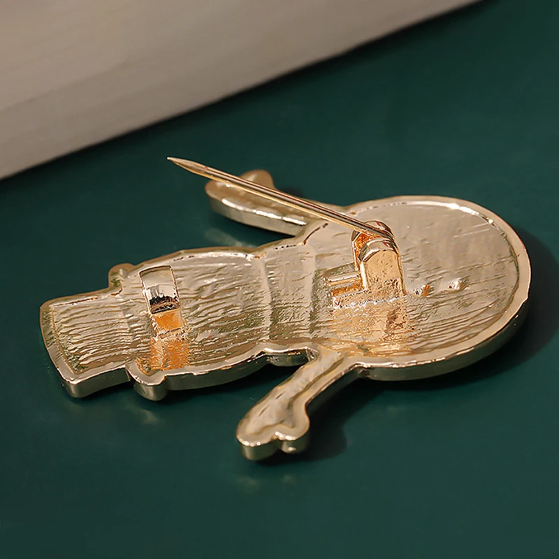 Cute Santa Claus Cartoon Christmas Brooch Christmas Tree Bell Badge Hat Denim Lapel Pin Holiday Atmosphere Decoration Jewelry