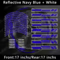 Navy Blue White