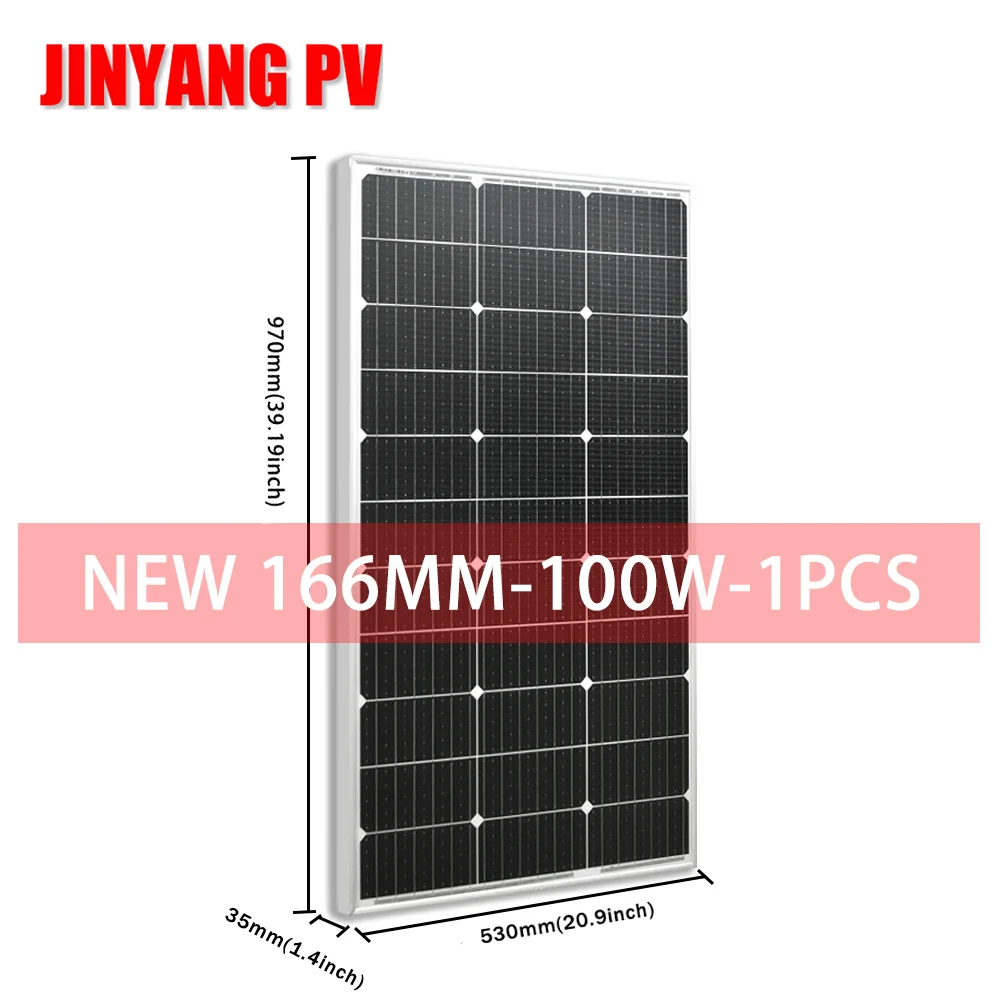 Pannello solare 1000w 800W 600W 400W 300W 100w 200W 18V 10 anni di garanzia  pannelli solari fotovoltaici 12V sistema di celle monocristalline -  AliExpress