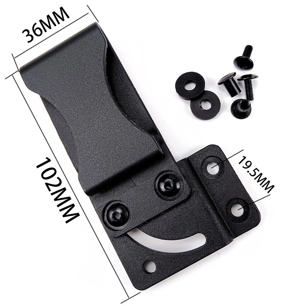 1piece Universal K Sheath Waist Clip KYDEX Making Scabbard Clip K Sheath Accessories Carry KYDEX Sheath Tool with Screws