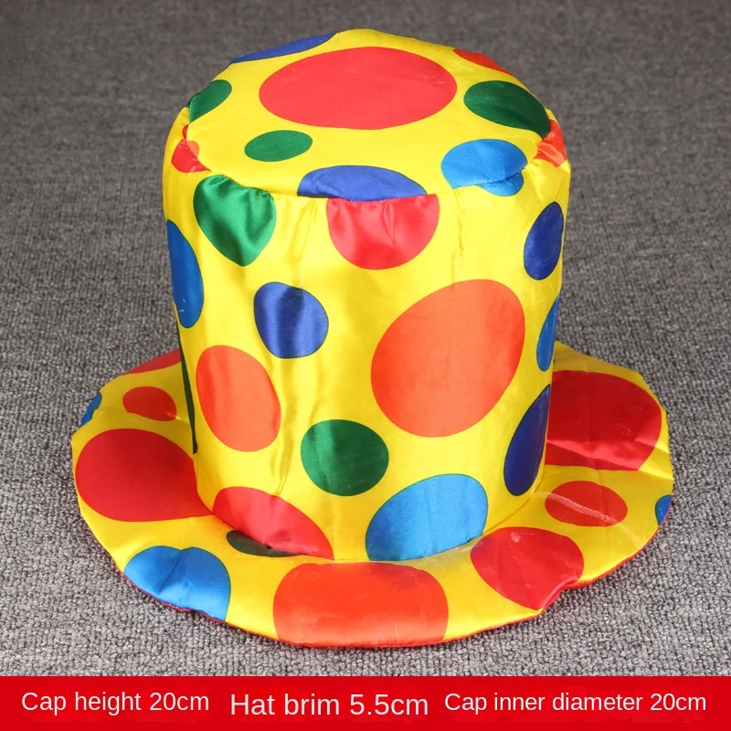 Halloween Hat Halloween Fancy Dress Up Hat Stage Show Props Clown Funny Dress Up Clown Hat