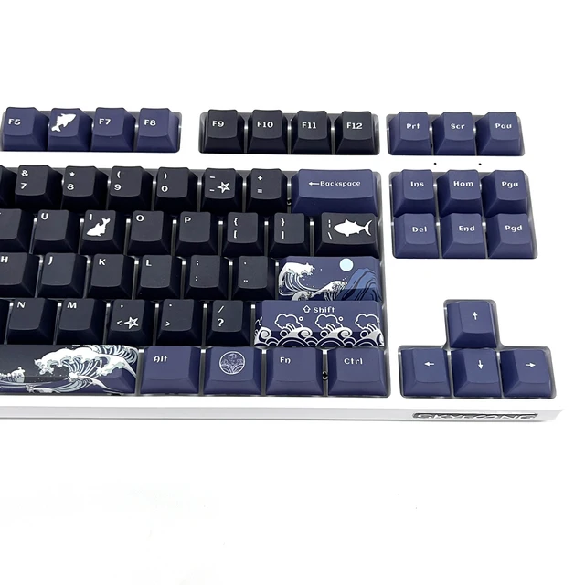 特別価格129キー ブラック 犬熊 日本語キーキャップ PBT染料 サブリメイション チェリープロファイル 日本語キーキャップセット 60% 65% 95% Cherry Mx 並行輸入