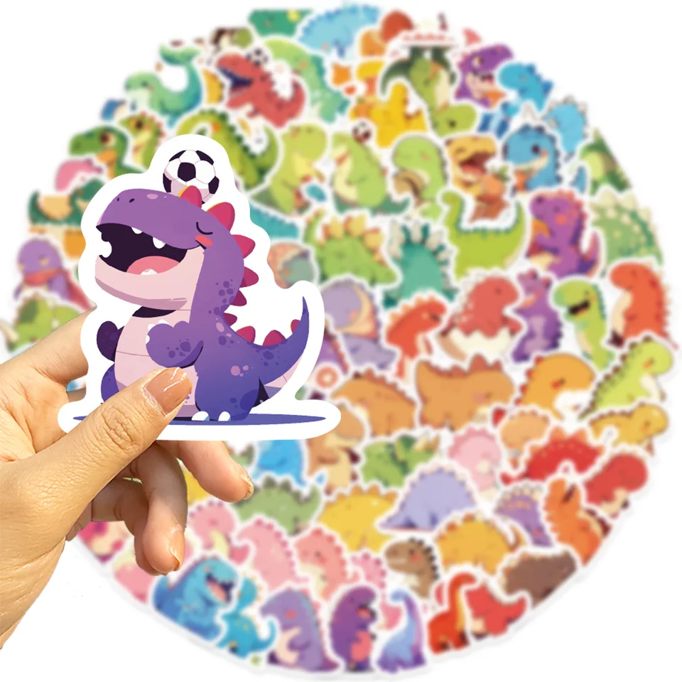200 Pcs Dinosaur Stickers For Kids | Waterproof Vinyl Sticker Pack For Water Bottles & Laptops