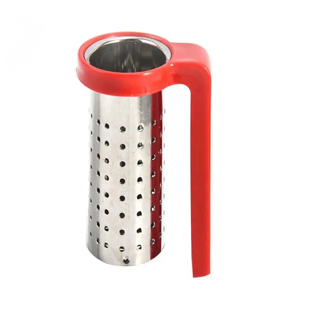 Tea Strainer Food Grade Rust-proof Stainless Steel Hanging On Cup Style Tea Infuser With Handle for Home