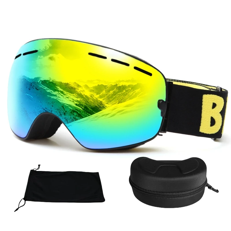 

2024 Professional Ski Glasses Men Women Anti-fog Cylindrical Snow Skiing Goggles UV Protection Winter Adult Sport Snowboard Ski