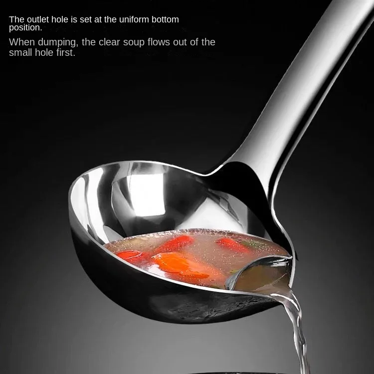 Gadgets Tools Kitchen Items Dining Steel Kitchenware Dish Drainer 1PC Garden Stainless Separator Home Bar Filter Spoon Soup Oil