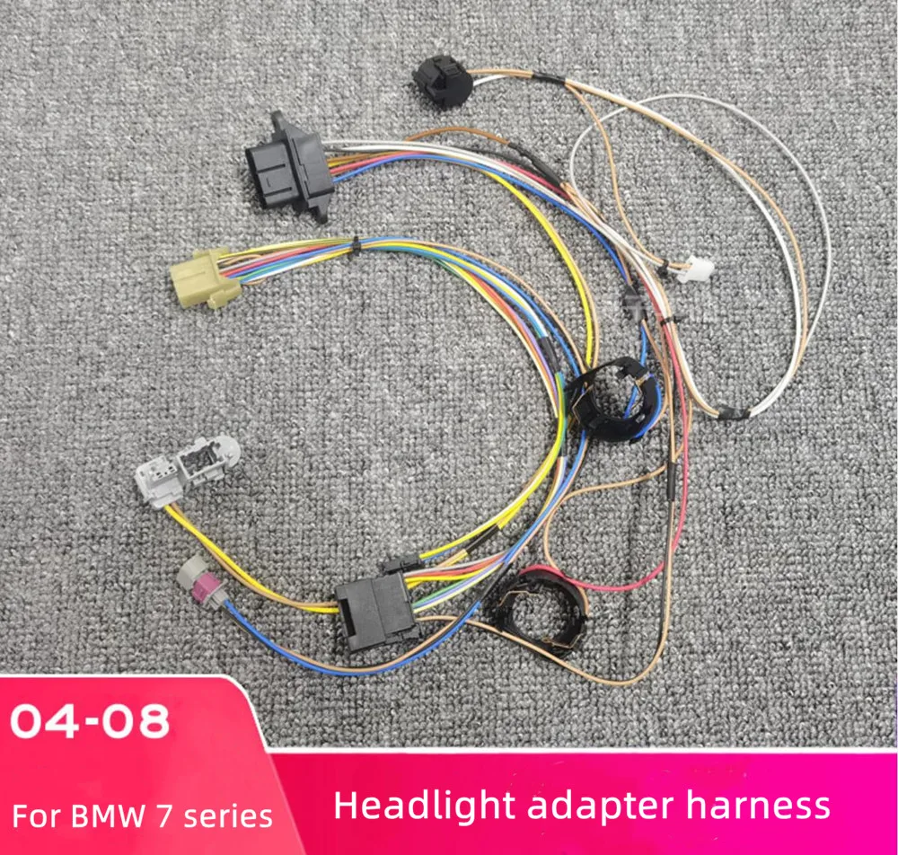 

Подходит для BMW 7 серии 730 740 750 760 745 E66 Комплект проводов для фары, модификация схемы розетки