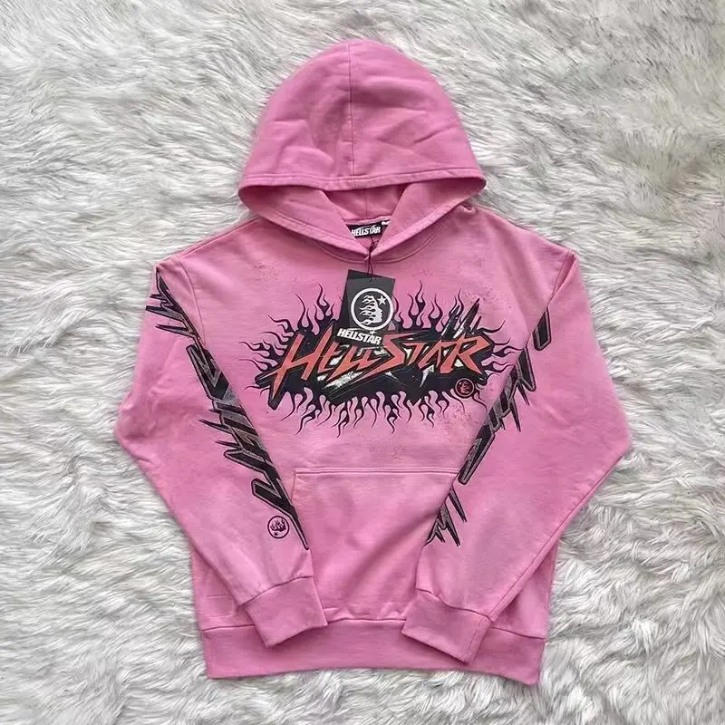 

Толстовка с капюшоном и надписью «Hellstar»