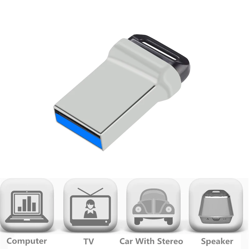 

Metal USB flash drive 32GB memory stick 128GB waterproof pen portable 64GB creative Pendriver USB2.0 high-speed 16GB gift