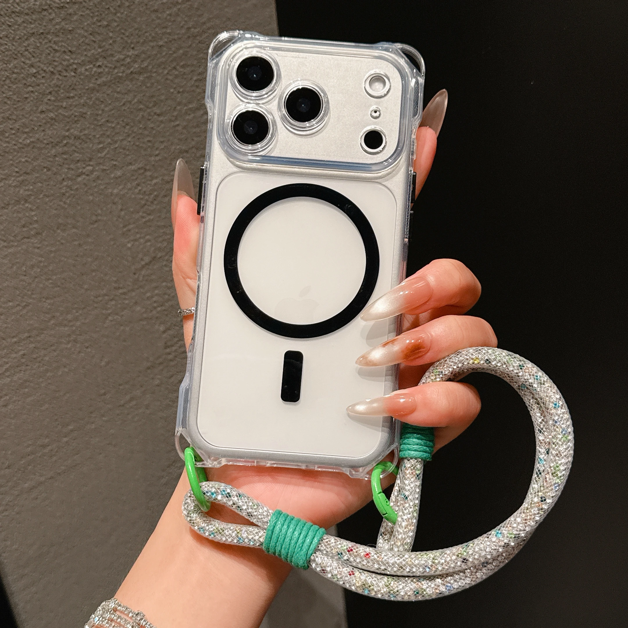 Premium Hanging Strap Phone Case - Anti-Drop, Magnetic Attachment, Superior Protection