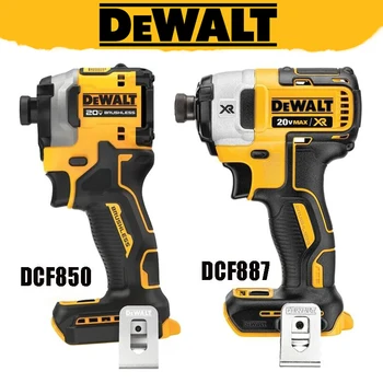 DEWALT DCF850 DCF887 임팩트 드라이버, 20V 브러시리스 리튬 배터리 전기 렌치, 속도 조절 스크루드라이버 전동 공구