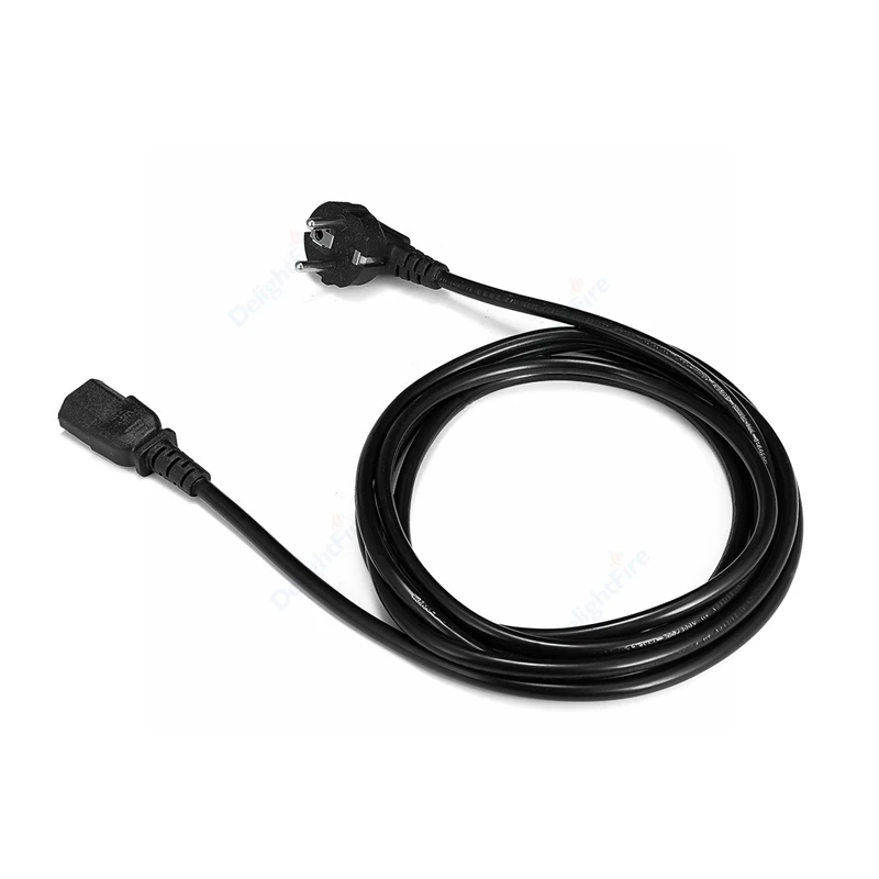 EU   ڵ F Ÿ  ÷ IEC C13  ̺, ũž PC ǻ    3D  LCD TV, 3m