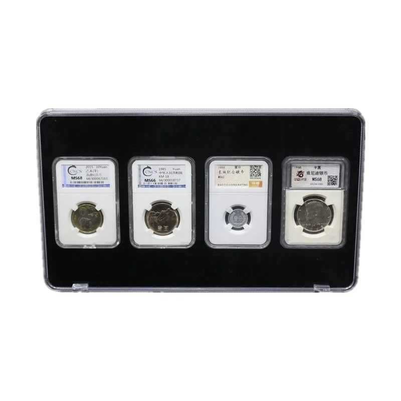 Acrylic Coin Display Case, Transparent Box, Commemorative Medal Protection Box, 168mm x 290mm 2
