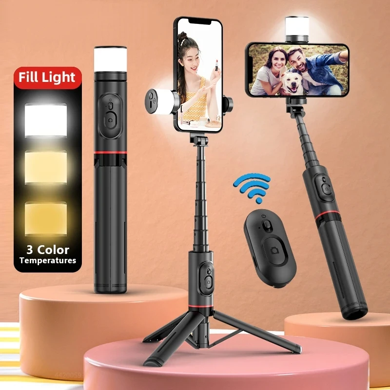 Stock Bureau - MOXIE Perche téléscopique Selfie noire avec bouton Bluetooth