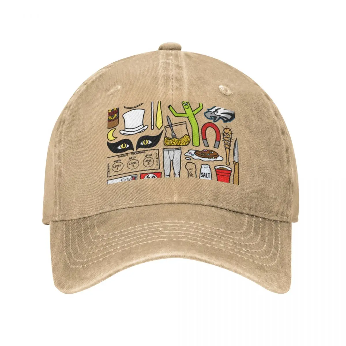 

it's always sunny cartoon art Cowboy Hat Fashion Beach Military Tactical Caps Women'S Beach Hat Men'S