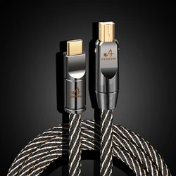 Premium ATAUDIO Hi - Fi USB Cable with Gold Plated Connectors - 0.75m (Upgraded C - B)