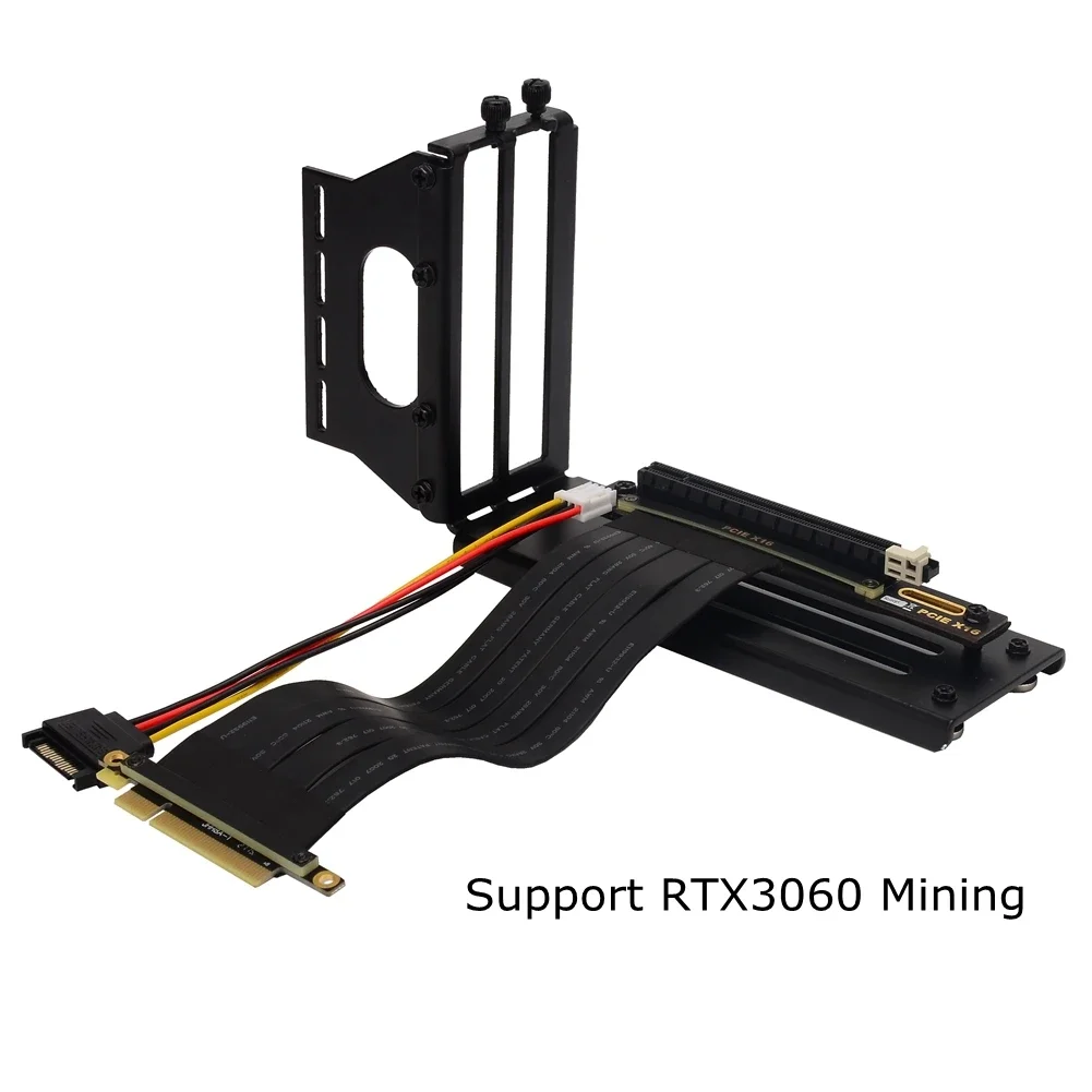 PCI-E 3.0 X8 に X16 ライザーケーブルとグラフィックスカード垂直キックスタンドベースボード RTX 3060 2060 3070  3080 イーサリアム ETH マイニング - AliExpress