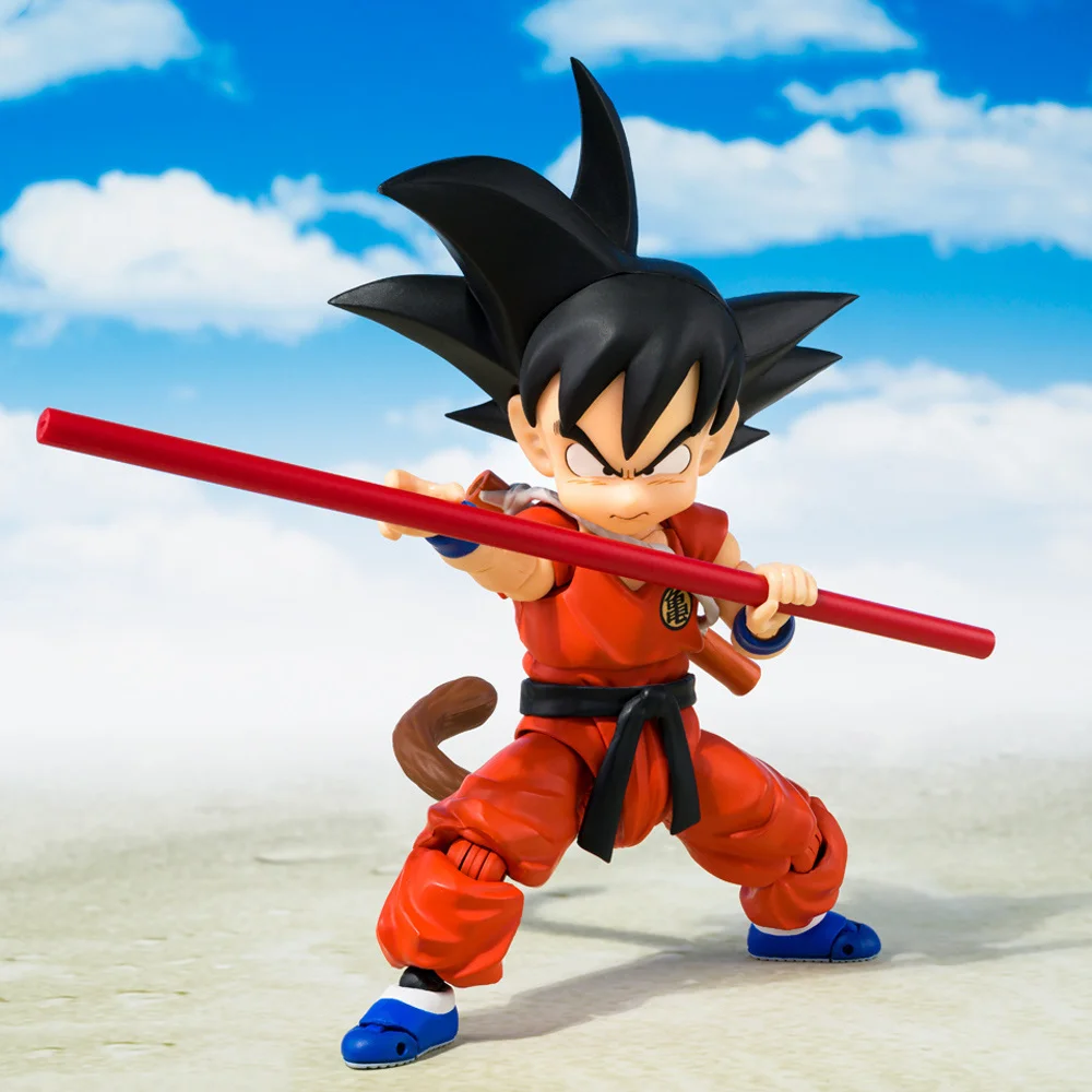 

Pre-sale Original Bandai Dragon Ball S.h.figuarts Son Goku Innocent Challenger Action Figure 10cm Pvc Model Doll Toy Kids Gift