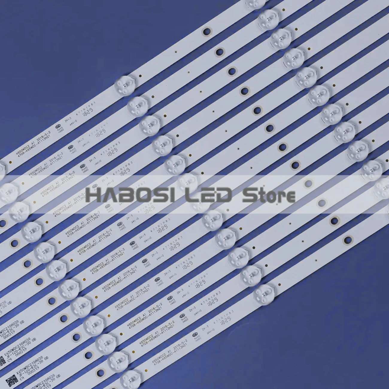 New 12pcs LED K650WDC2 A1 4708 K65WDC A1213K01 A1113N21 65PUF6023 T3 65PUF6263 T3 65U810 65U5080 65U5855EC AL65ASUHD 65LUA69K 4