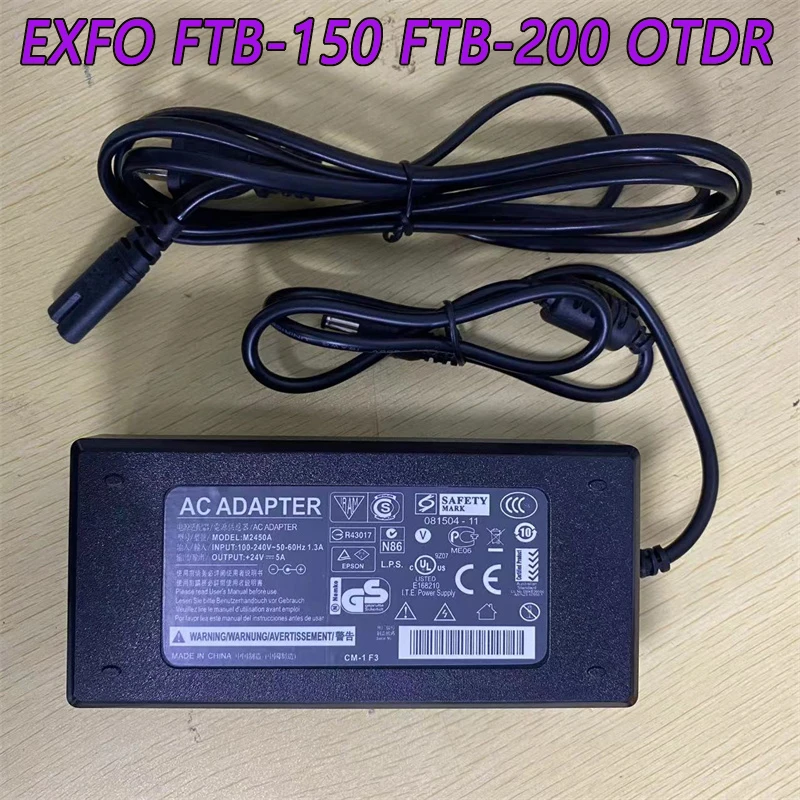 Free Shipping EXFO FTB-150 FTB-200 OTDR Li-ion Battery Adapter FTB150/200 Battery Charger AC Adaptor 24V 5A