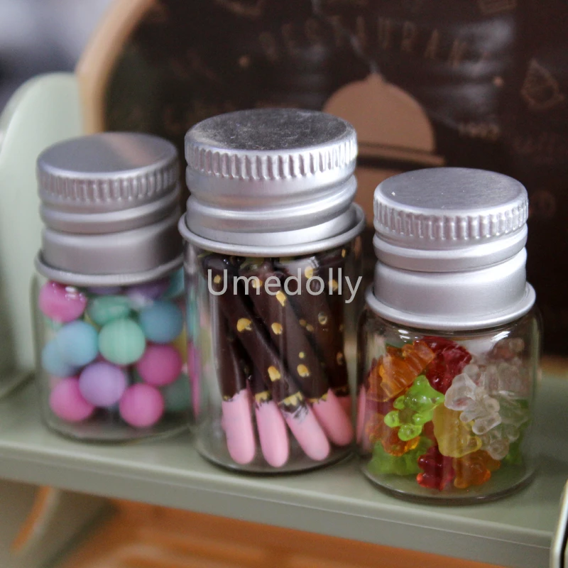 Pretend Kitchen Toys 1/6 Scale Mini Candy Chocolate Stick Dollhouse Food for BJD Blyth Doll House Kitchen