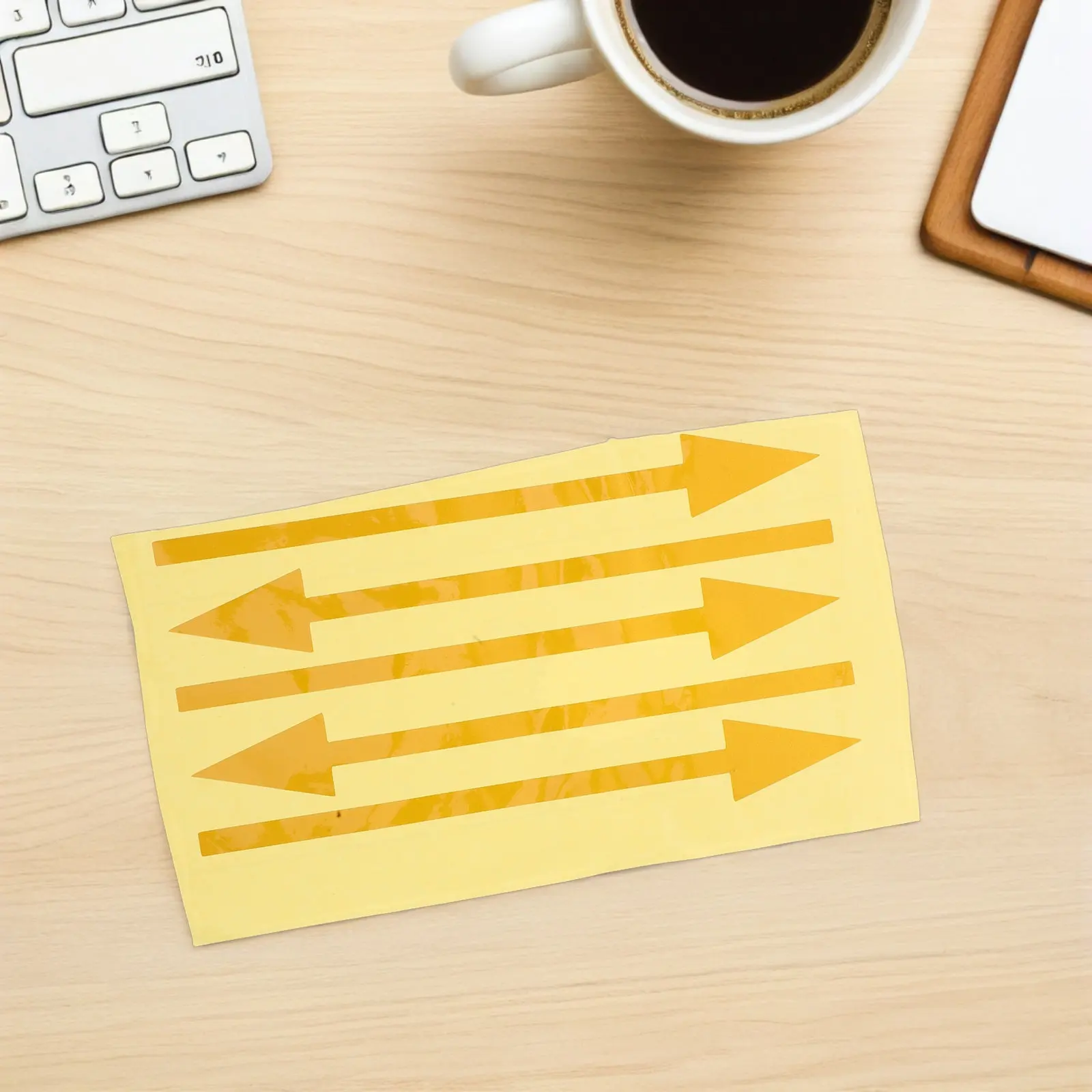 우편함용 반사 화살표 스티커 5개, 야간 가시성 강화, 내후성, 방수, 스크래치 방지, 간편 설치