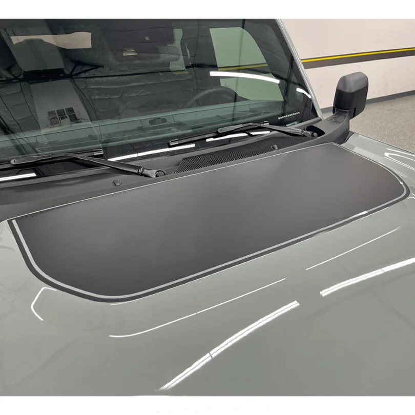 2021 2022 2023 2024 Ford Bronco Sport Hood Calcomanía Gráfca NEGRO