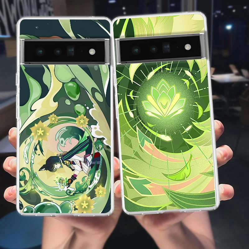 Genshin Impact Tighnari Soft Silicone Clear Phone Case