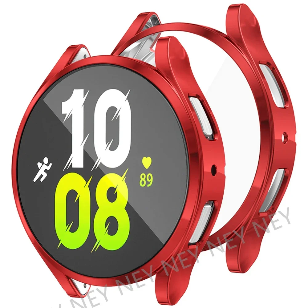Premium TPU Protective Case with Full Cover Bumper and Screen Protector for Samsung Galaxy Smartwatches