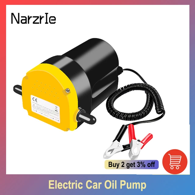 Bomba de transferencia de aceite para coche, extractor eléctrico de  gasolina para automóvil, cambio de aceite en vehículo, motor diésel,  1-4L/min, 12V - AliExpress