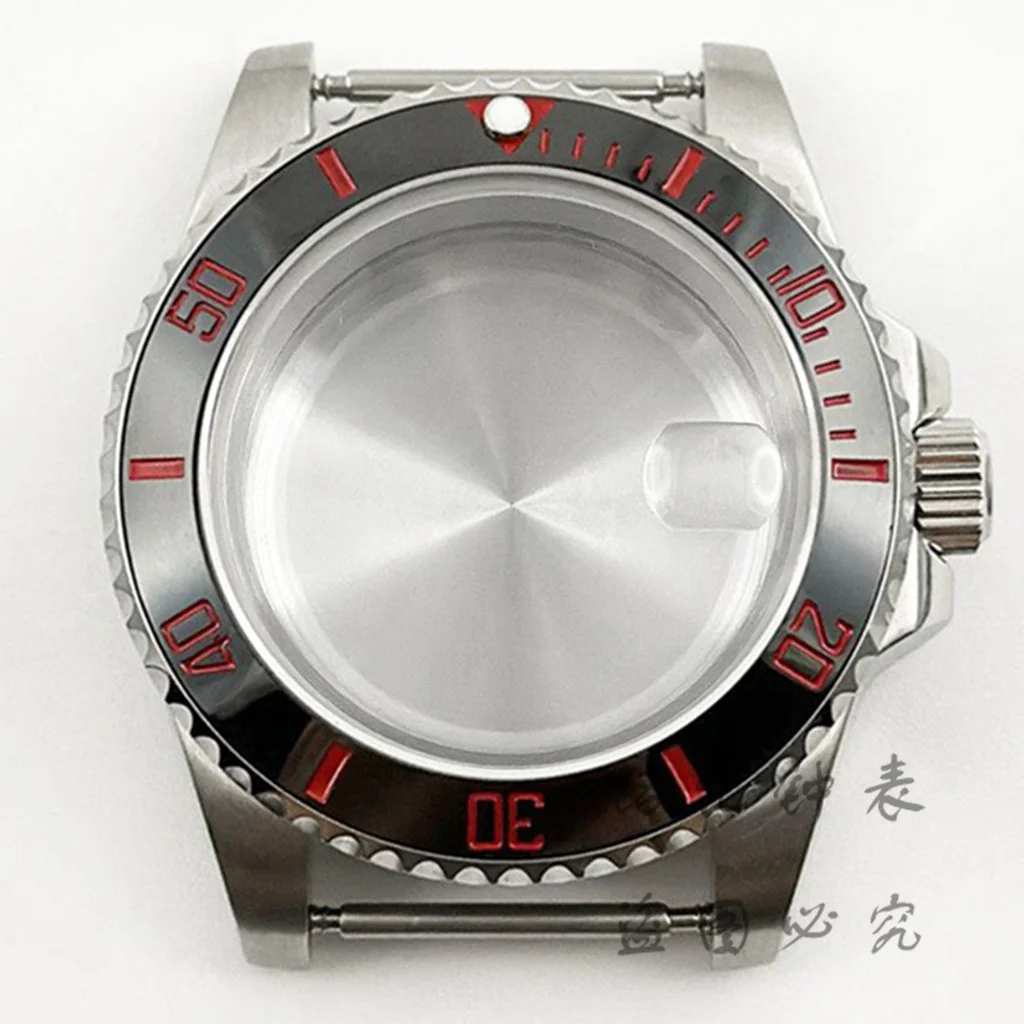 Deep Blue Bezel 40MM Diver Watch Case with Waterproof Sapphire Crystal