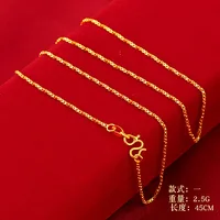 Group collier en or pur 14 carats pour femme, vague d'eau, JOSalle, Sophia, croix étoilée, JO18, collier amaran, bijoux fins, cadeaux 5