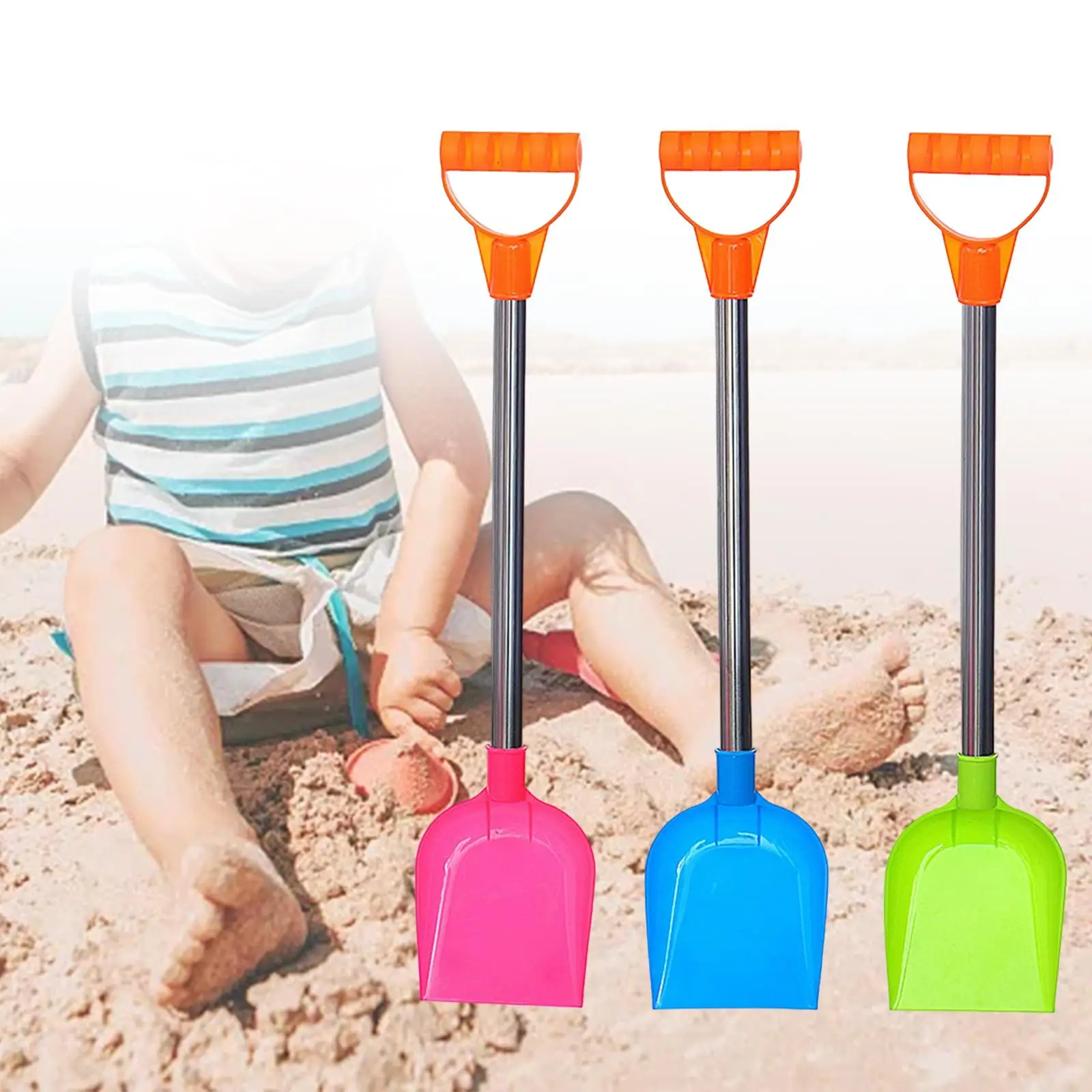3 Pieces Funny Beach Toys Portable Garden Toy Durable for Birthday Gift Sand 4