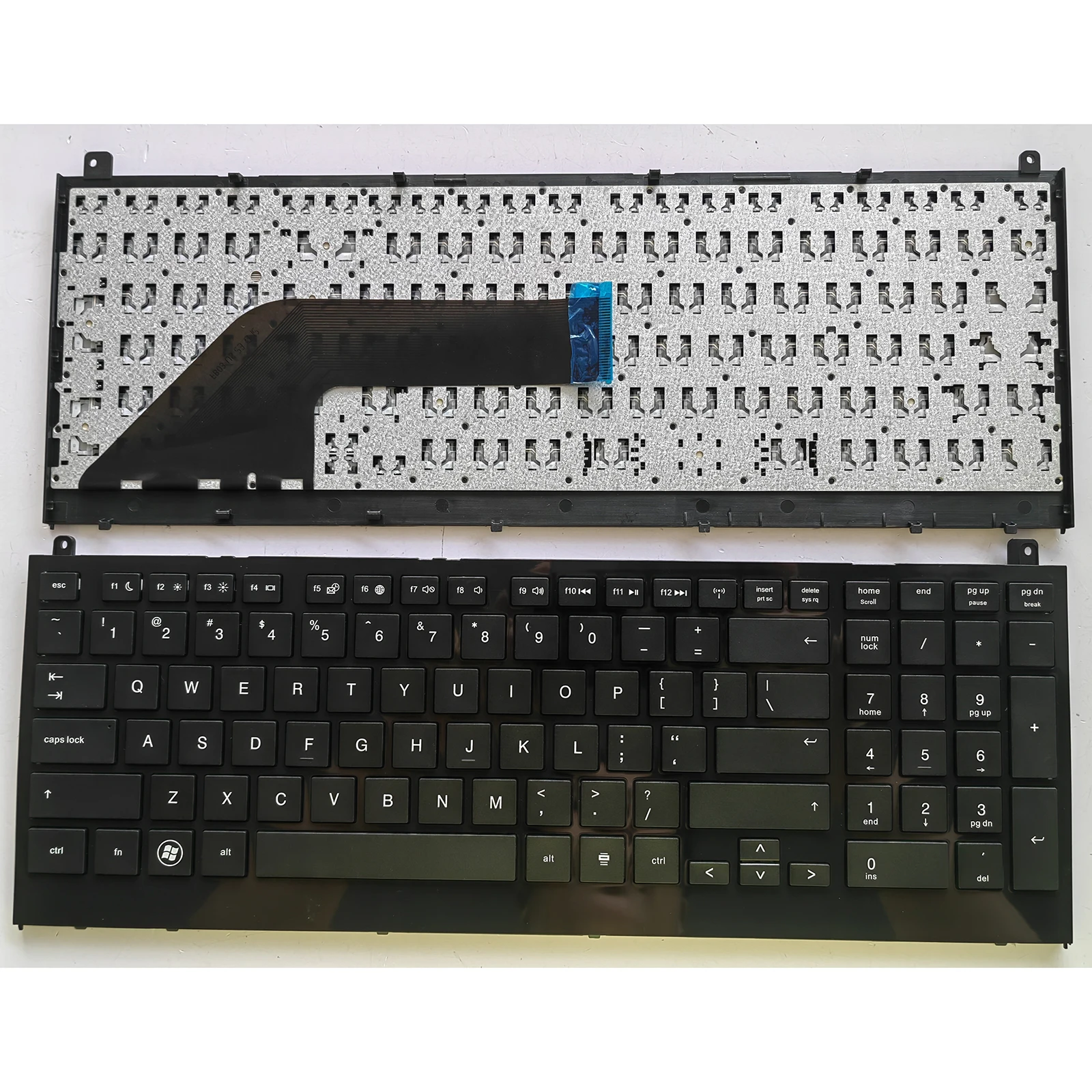 

US New Laptop keyboard For HP ProBook 4520S 4520 4525S 4525 With Frame