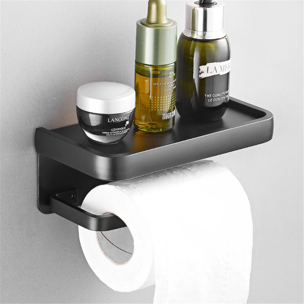 Black Toilet Roll Storage