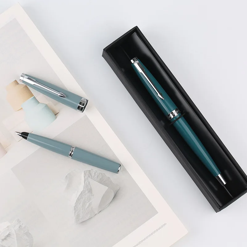 MAJOHN 80s80mini Pen Short Half Pointed Pocket Hand Ledger Pen for Third Grade Students Adult Literacy Practice Pens for Writing majohn s mind sharp metal paint pen small fresh adult student writing practice brush homework ink pen loader rotating ink