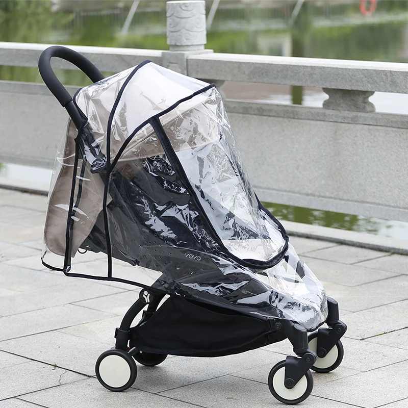 Housse de Protection Contre la Pluie pour Poussette, Universelle,  Accessoires Bébé, Transparente, Respirante, pour Chariot, Parapluie,  Protège les Petits Contre le Vent, le Soleil - AliExpress