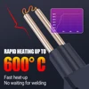 Silverflo 960-V Plastic Welder Gun Rapid Heating Hot Stapler Portable Car Bumper Repair Tools with 2 LED Lamp ,200PCS Staples 2