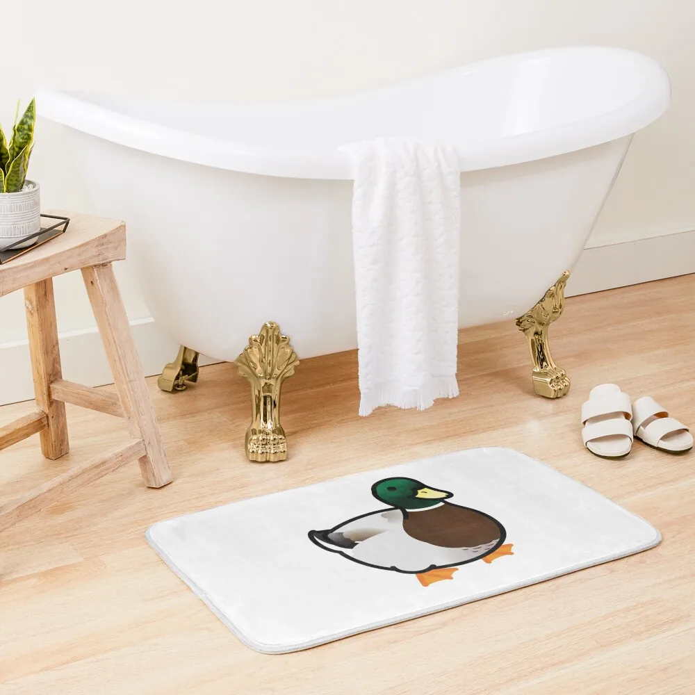 

Chubby Mallard Duck Bath Mat Home Decor Kitchen Rug Accessories For Shower And Services