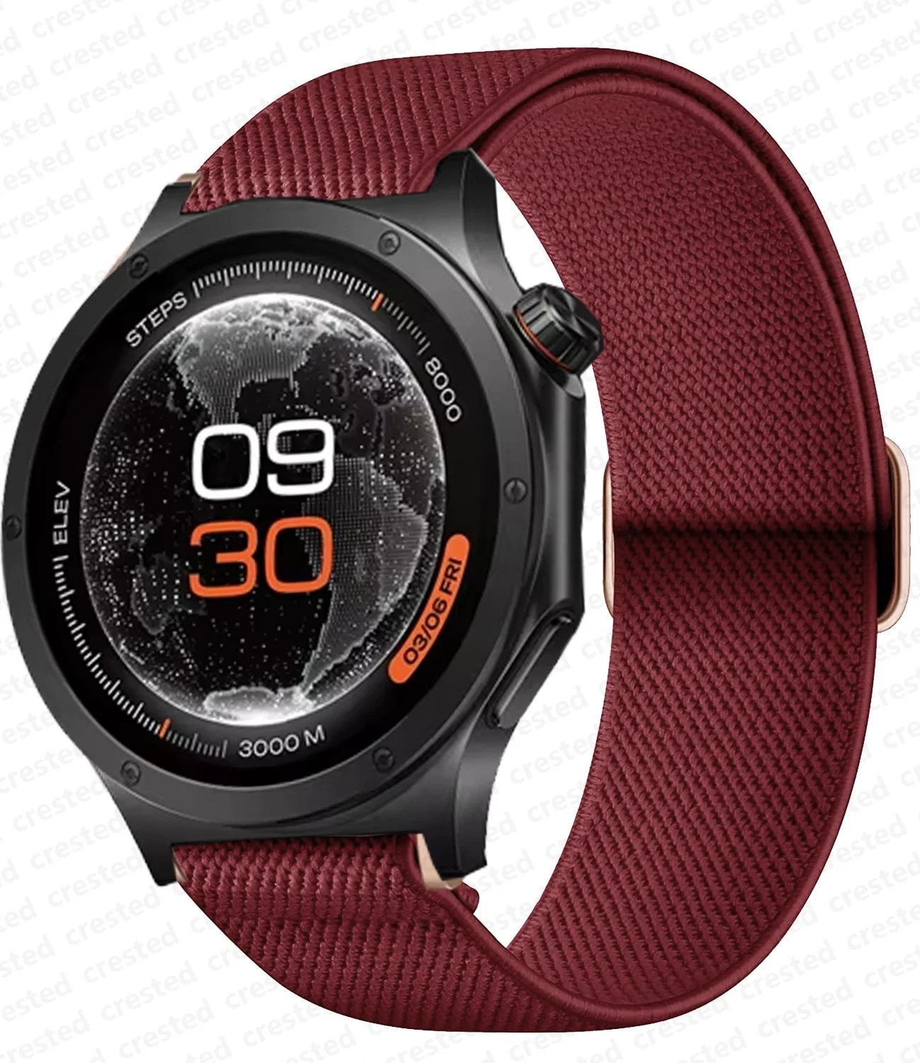 Adjustable Nylon Strap for Smartwatches - Elastic Bracelet Band Accessory
