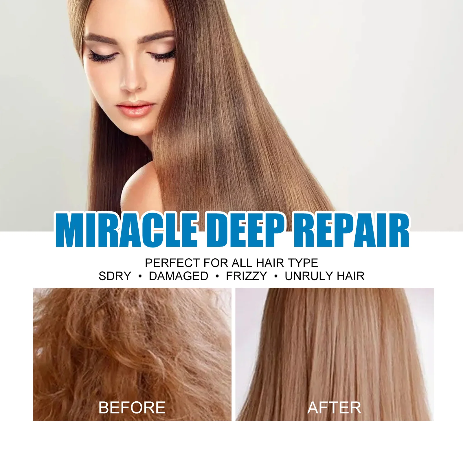Keratin Vitamin Capsule Hair Essence Oil For Damaged Dry Frizzy Hair Treatment
